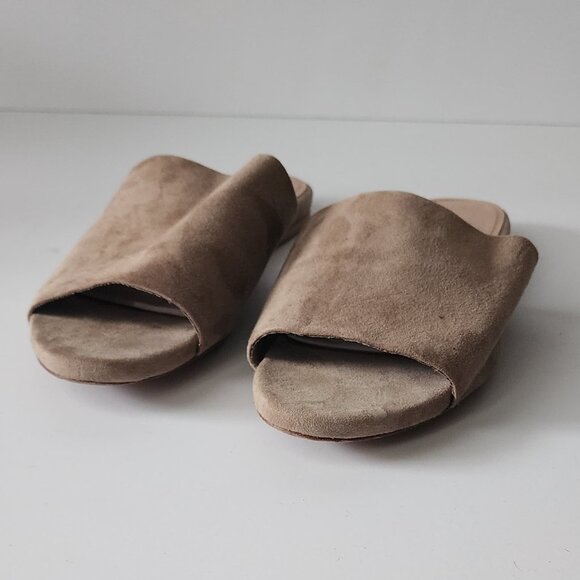 Charles David Taupe Suede Flats Size 8.5 - Picture 4 of 5